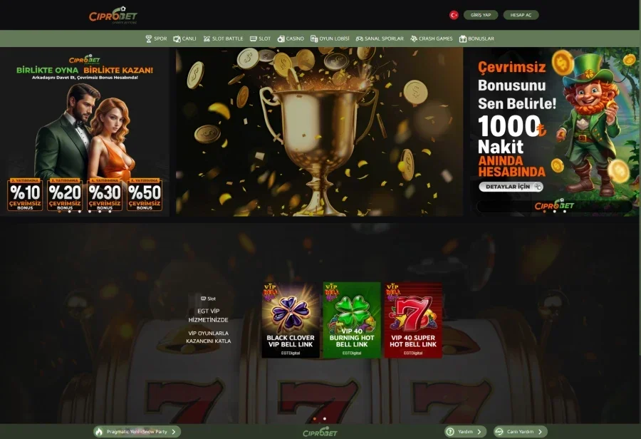 Ciprobet ekran görüntüsü